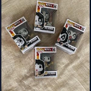 Funko KISS Band Pop! Vinyl Figures Set